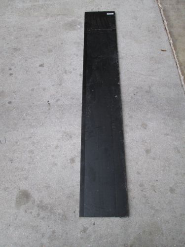 Polypropylene Impact Copolymer Black Plastic Sheet 1/2&#034; x 9&#034; x 61&#034; N00M-00 UHMW