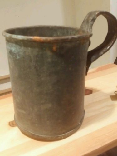 Antique late 1800&#039;s cement mixing bucket for sale