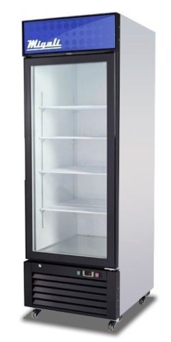 Migali c-23rm commercial single glass door refrigerator for sale