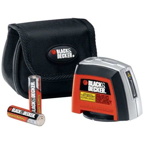 Black &amp; decker bdl220s laser level with wall-mounting accessories for sale