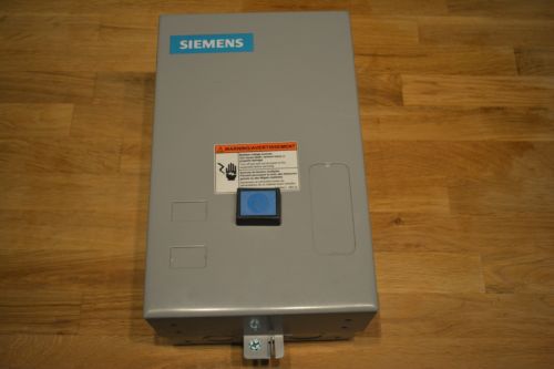 Siemens 14due32ba motor starter,size1,27a,or 10-40a,nema1 for sale