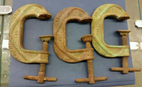 Vintage Antique Metal Colt Batavia NY BC2 Really rare clamps