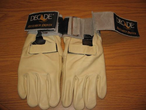 DECADE WITH GELPACT MEDIUM SHOCK &amp; IMPACT PROTECTION LEATHER GLOVES