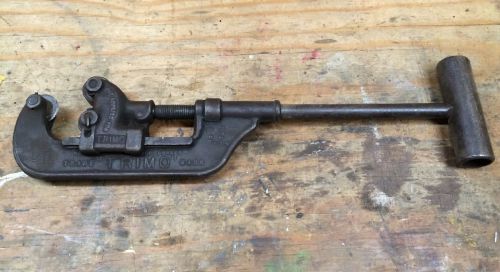 Vintage Trimo No. 2 Industrial Pipe Cutter 1/4&#034; To 2&#034;