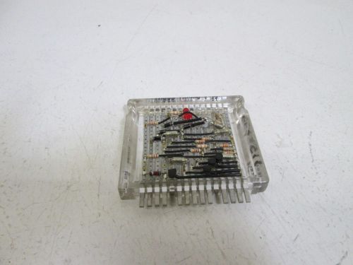 VERSA FRAME CONTROLS DIVISION BOARD 62-2 *USED*