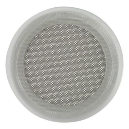 Platinum silicone sanitary tri-clamp screen gasket, clear - 3&#034; w/ 40 mesh for sale