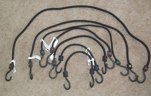 Highland (91338) triple strength bungee cord assortment - 7 piece for sale