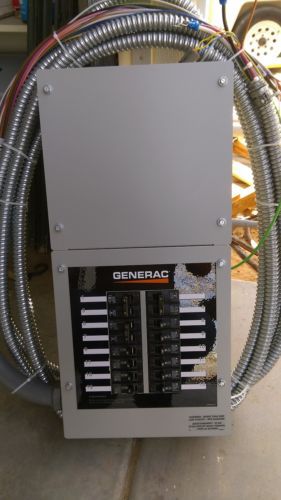 Generac 16 circuit ez wire 100 amp transfer switch assy for sale