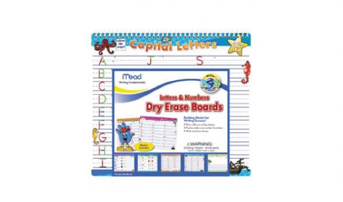 Mead Dry Erase Letters and Numbers Activity Board Grades K-2 item# 54216