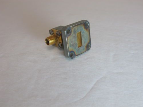 WR-42 Waveguide to 3.5mm(F). 18GHz to 26.5GHz.  Good Condition.