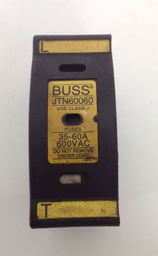 BUSS 35-60AMP FUSEHOLDER LOT OF 5 JTN60060 100974