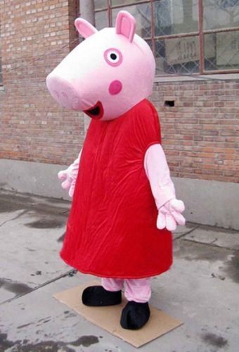 Lovely Peppa Pig adult mascot costume fancy dress