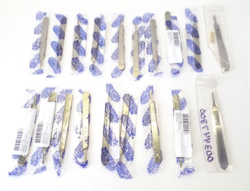 19 Pc  New Propper Nickel Silver Scapel Handle Lot