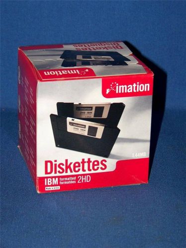 NEW 25 pack Imation IBM Formatted 2HD DS HD 1.44 MB 3.5 Floppy Disks Diskettes