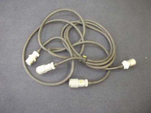 Lot (2) T&amp;B Russellstoll 3933 Female and Male Connectors with Cables 4s