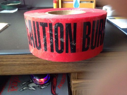 Used Roll Caution Buried Electric Tape