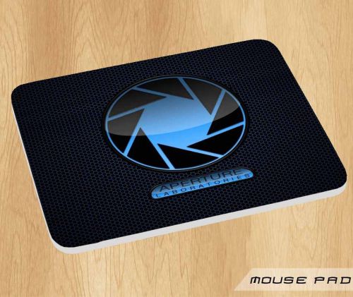Aperture Laboratories Logo On Gaming Mouse Pad Mat Anti Slip Design