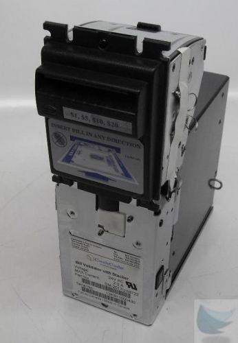 CashCode SM-2017US8722 Bill Validator w Stacker &amp; Lockable Cassette 1000