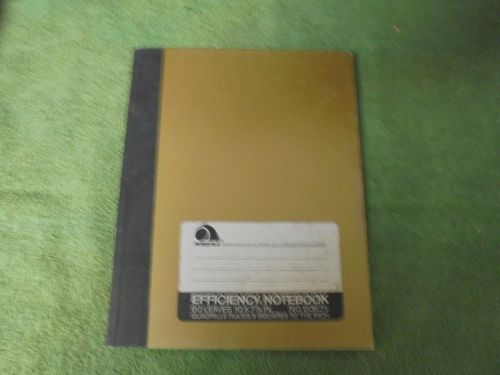Ampad efficiency notebook quadrille ruled 5 squares to inch 60 leaves 10x7 7/8 for sale
