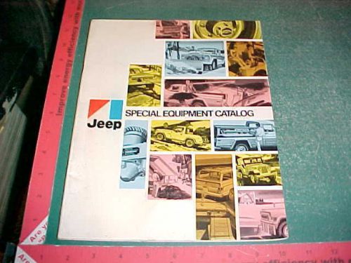 1971 1972 JEEP SPECIAL EQUIPMENT SERVICE MANUAL FULLY ILLUSTRATED INSTALLATION