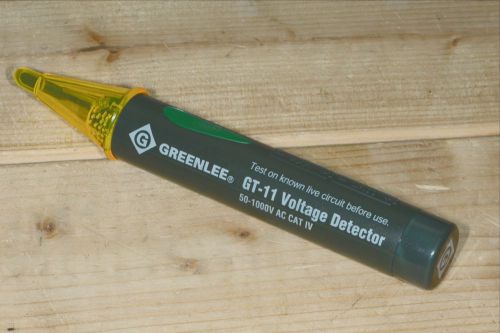 GREENLEE GT-11 VOLTAGE DETECTOR 50-1000 V AC CAT IV for PROFESSIONAL ELECTRICIAN