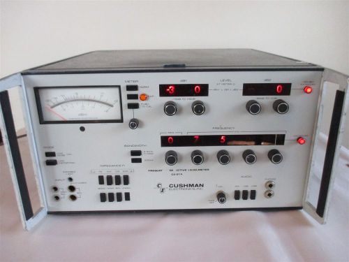 Cushman Frequency Selective Levelmeter CE 21A Rack Mount Professional audio