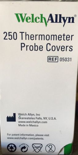 New 4 Boxes of Welch Allyn 250 Themometer Probe Covers 05031