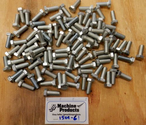 Hex head 3/8-24 x 1 full thread - lot of 98 bolts for sale