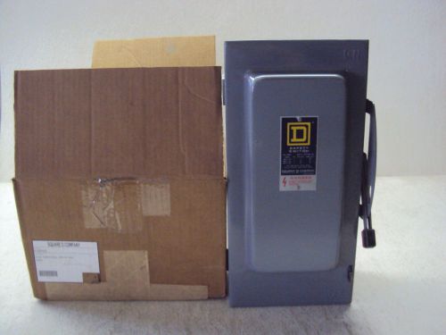 SQUARE D SAFETY SWITCH H262 SERIES D2 60 AMPS  NEW