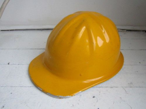 Vintage McDonald T Metal Hard Hat Aluminum Mine Mining Miner Cap Standard MSA