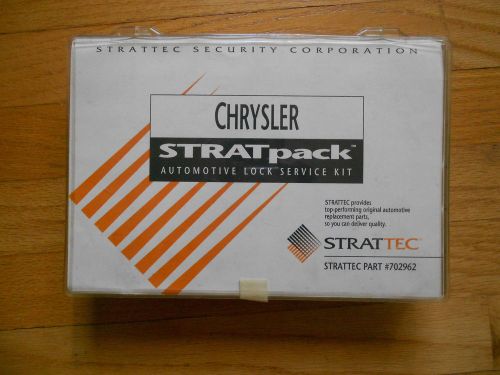Chrysler strattec stratpack automotive lock service kit 702962 for sale