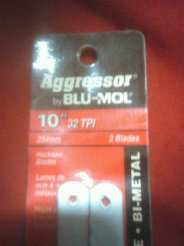Aggressor by blu mol hack saw blades 10&#034; 32 tpi #6303