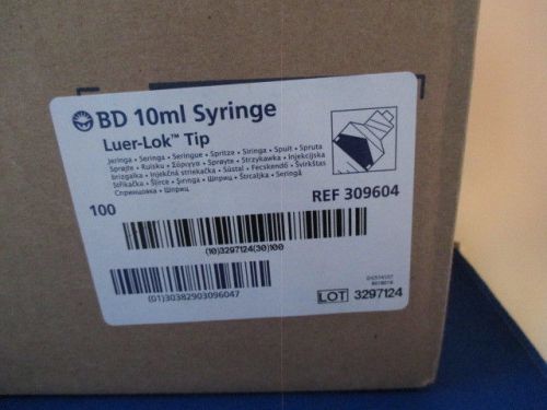 Syringes 10ml  Luer-Lok Tip  BD Brand  Expire 2019    Set of 200   Low Ship