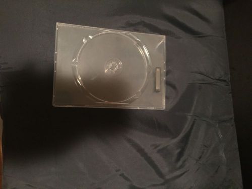 Clear Dvd Case Holds 2 Dvds Sleeve For Artwork New