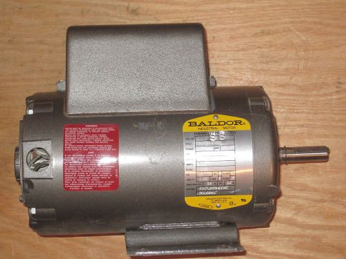 Baldor1/2 hp single phase tenv motor for atlas south bend lathe drill 1725 rpm for sale
