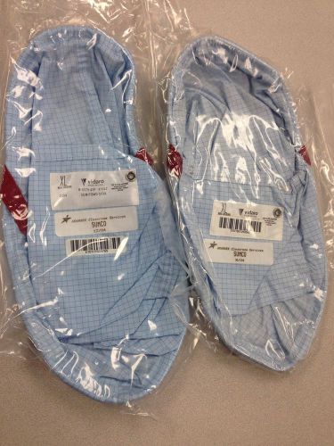 (1)pr Vidaro ESD Cleanroom XL Boots Chemstat 939 Sole Clean Bagged B-3320-4SP