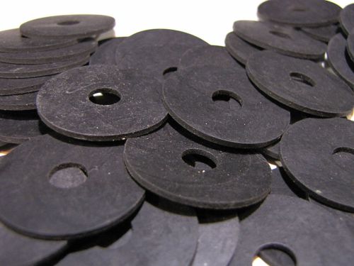 Neoprene fender washers | 1.25&#034; x 5/16&#034; x 1/16&#034; | rubber washers | 100 count for sale