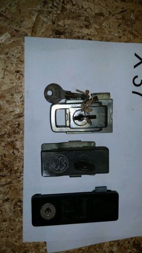 Electrician Panel Locks Lot of 3.     2 GE.     1 Square D