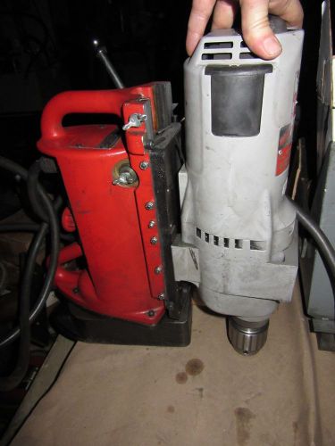 Milwaukee magnetic drill press cat #4292-1(11.5amp) (120v) (1-1/4&#034;)(32mm) 60hz for sale