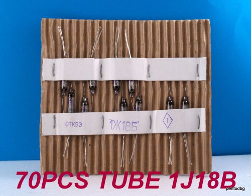 70 PCS 1J18B /1Ж18Б / RUSIAN MINIATURE TUBE HF PENTODE IN ORIGINAL BOX  MILITARY