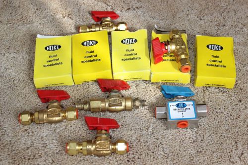 HOKE fluid control lot of 10