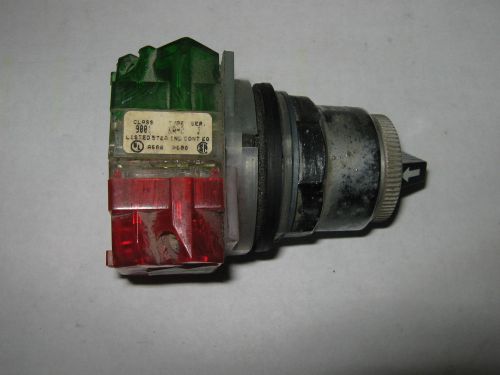 Square D 9001-KA-2  2 Position Selector Switch, Series J, Used