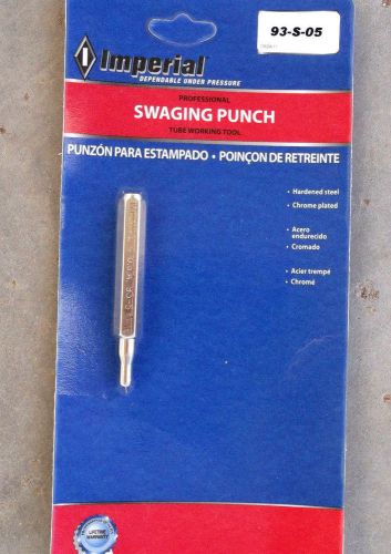 NEW IMPERIAL HVAC TUBE SWAGING TOOL #93S05 Tube O.D. 5/16in..Punch Plumbing Tool