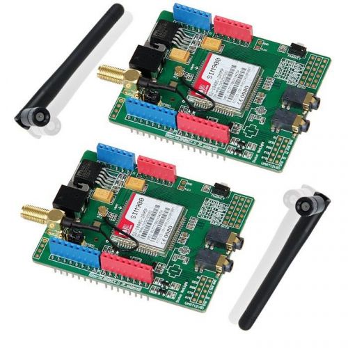 2pcs arduino gprs shield based on sim900 simcom sms mms gsm,for arduino uno adk for sale