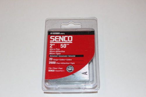New Senco A102009 2&#034; 23 Gauge Galvanized Micro Pin Nails
