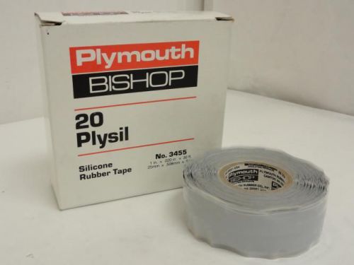 150856 New In Box, Plymouth Bishop 3455 Silicone Rubber Tape, 30&#039; Long, 1&#034; Wide