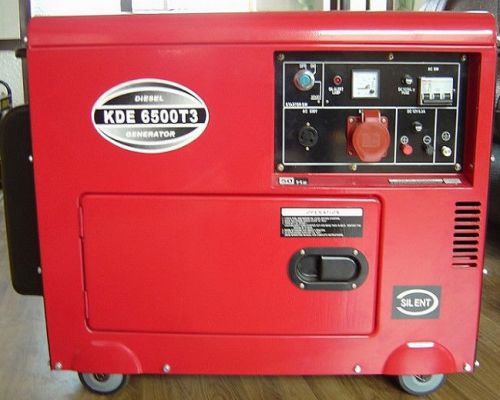 Genuine 6.5 KW Portable Diesel generators 50/60Hz 120/240V Electric Start OEM