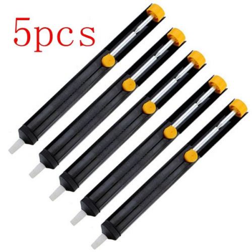 5Pcs Antistatic Vacuum Desoldering Pump Sucker Solder Irons Removal Remover Tool