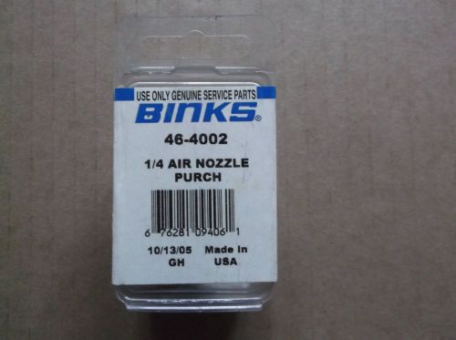 Binks 46-4002 1/4 Air Nozzle Purch