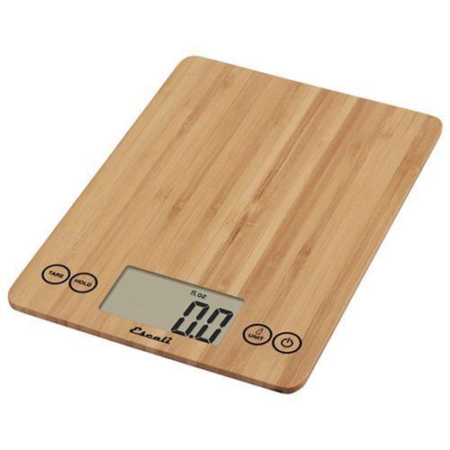Escali Arti 15 lb Digital Kitchen Scale - Bamboo